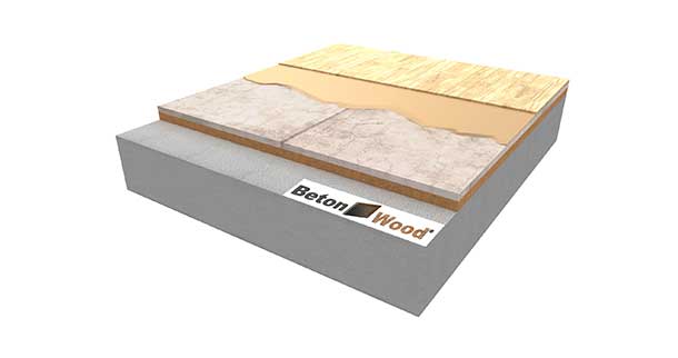 Pavimento sopraelevato isolante BetonFiber con autolivellante